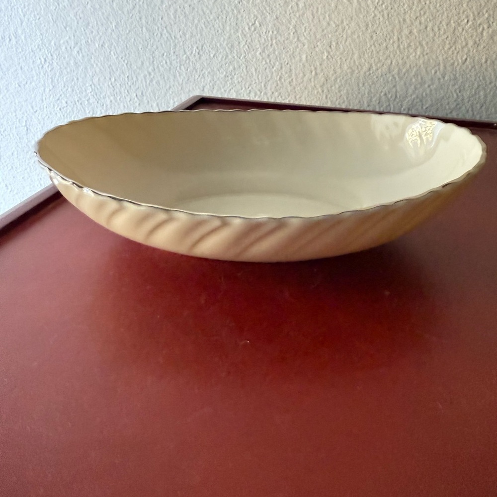 Vintage 8” Oval Vegetable Bowls by Lenox Weatherly
